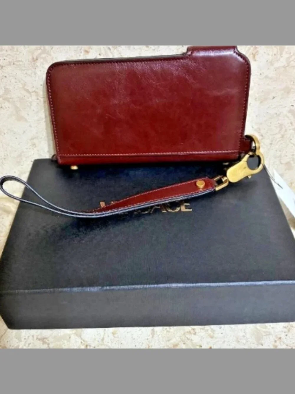 VERSACE NWT Emblème Long Leather Wallet(ORIG. $1150)